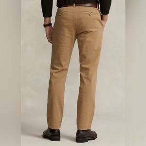 Polo RL Tan Stretch Straight Chino Pants 36W